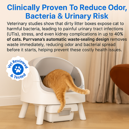 Protect your cat from painful UTIs and messy litter boxes with Purrvana