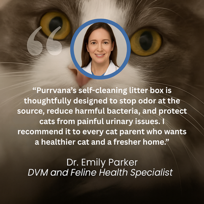 Protect your cat from painful UTIs and messy litter boxes with Purrvana