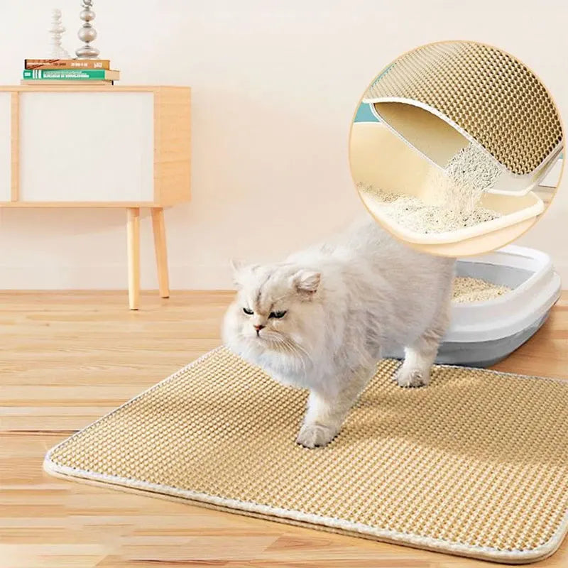 Double Layer Cat Litter Mat