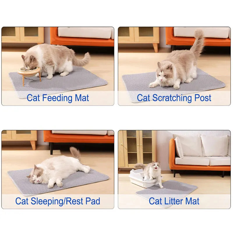 Double Layer Cat Litter Mat